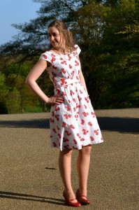 emily and fin strawberry dress