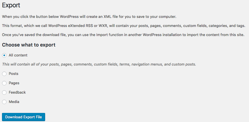 how to install your WordPress blog and import previous posts from Blogger and WordPress.com