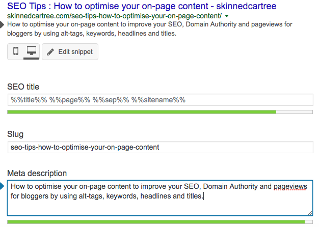 SEO Tips : How to optimise your on-page content