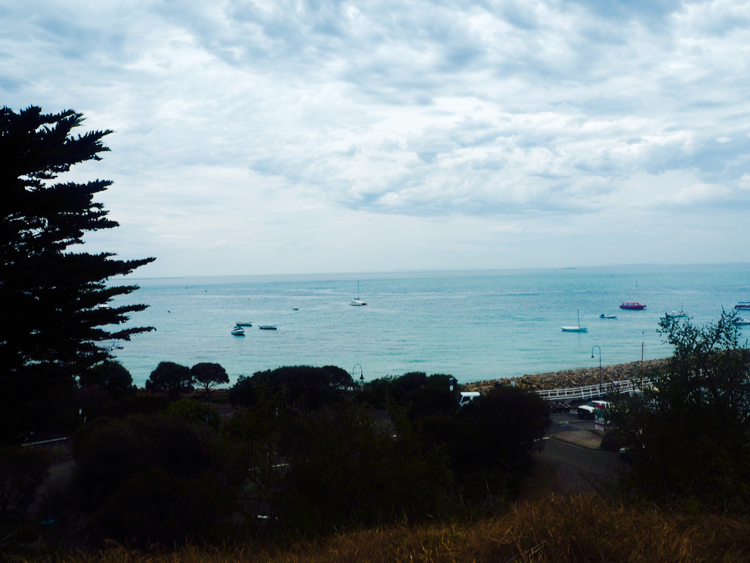 Coastal views from Sorrento beach, Victoria Australia