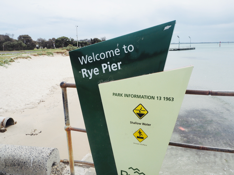 Rye Pier Sign