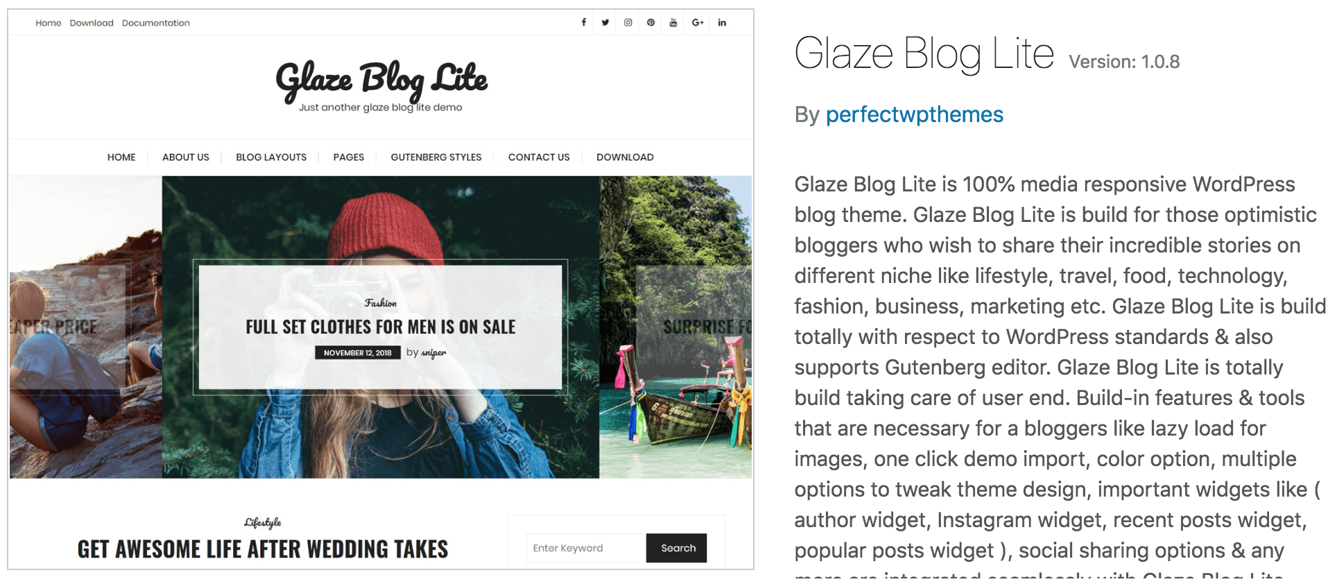free WordPress themes for bloggers