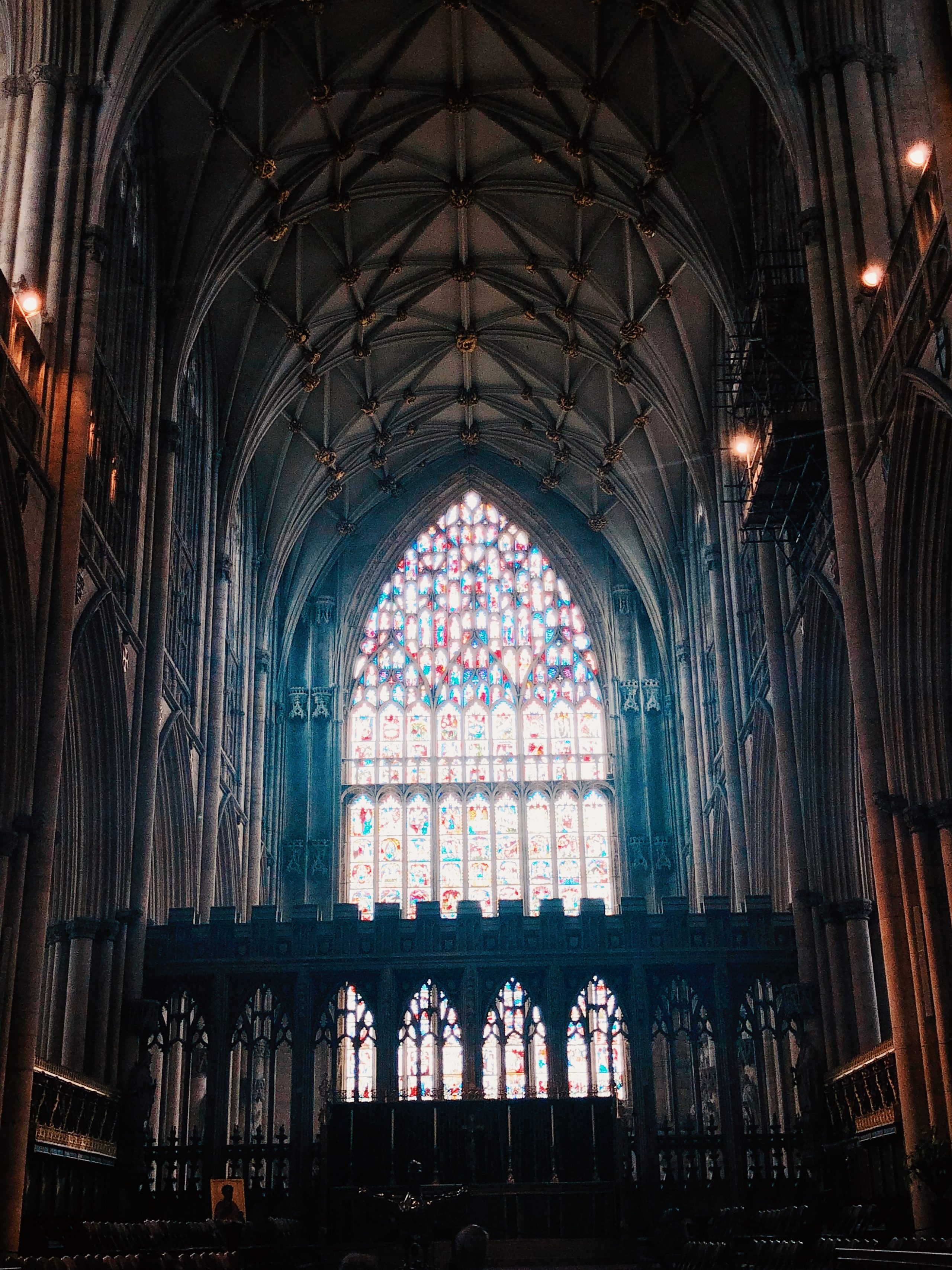 York Minster — ornate Gothic arches