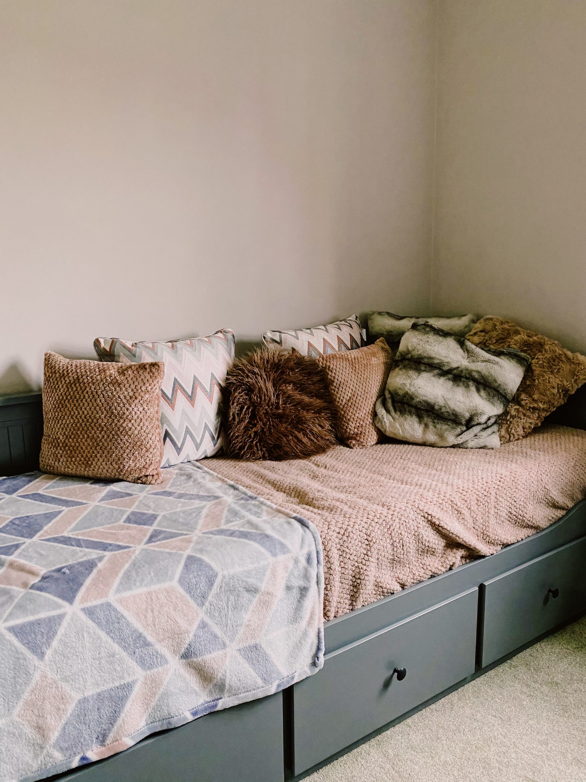 ikea day bed styled