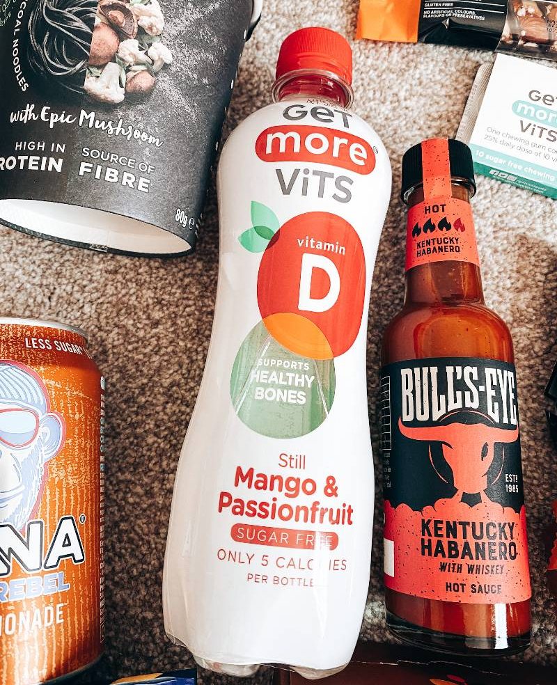 Vitamin D Still Mango & Passionfruit 0.5L - Get More Vits degustabox