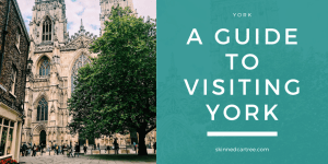 Text says 'A Guest To Visiting York' with a photo of York Minster
