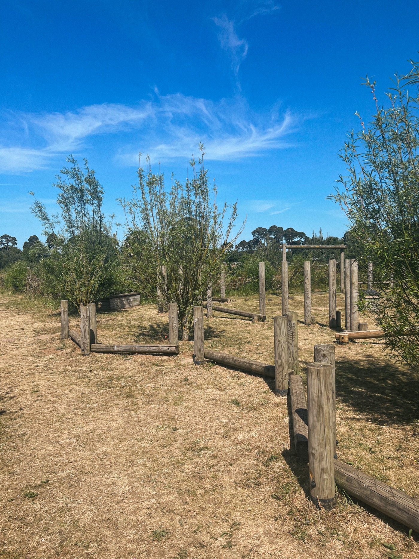 Timber Trail at Woldies Lavender & Nature Farm - playground