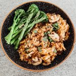 mushroom and garlic pasta