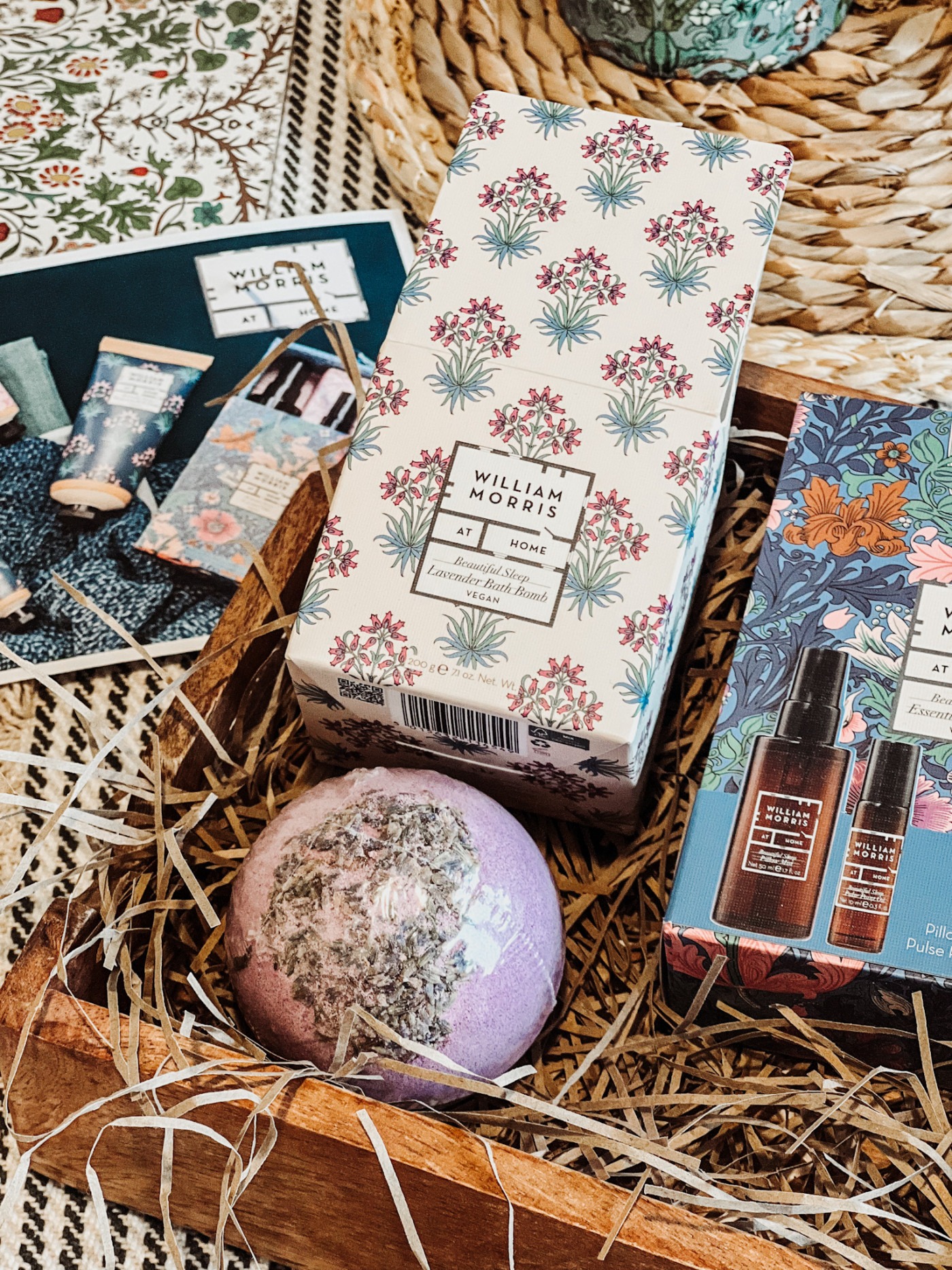William Morris at home products - beautiful sleep range