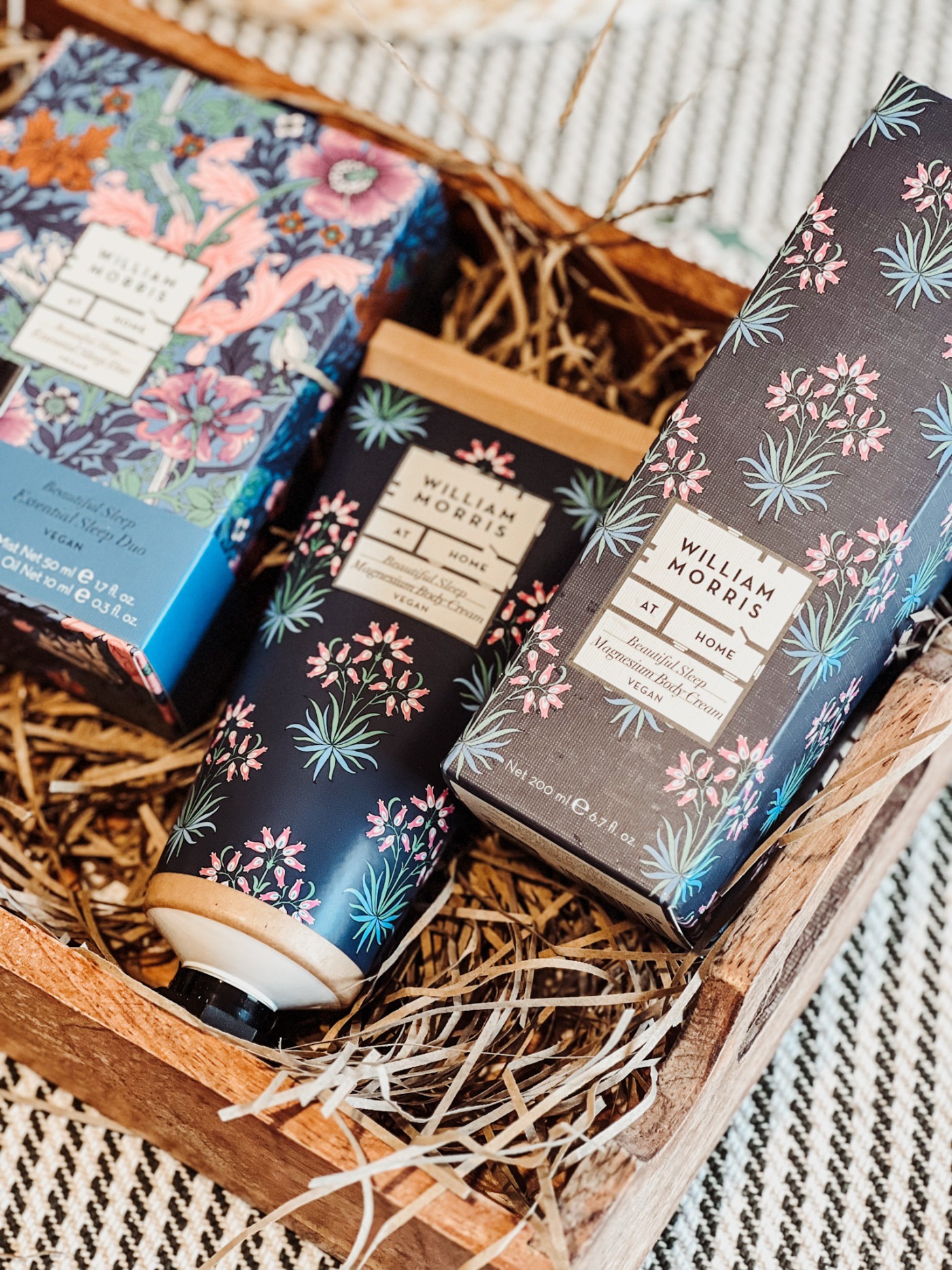 William Morris at home products - beautiful sleep range