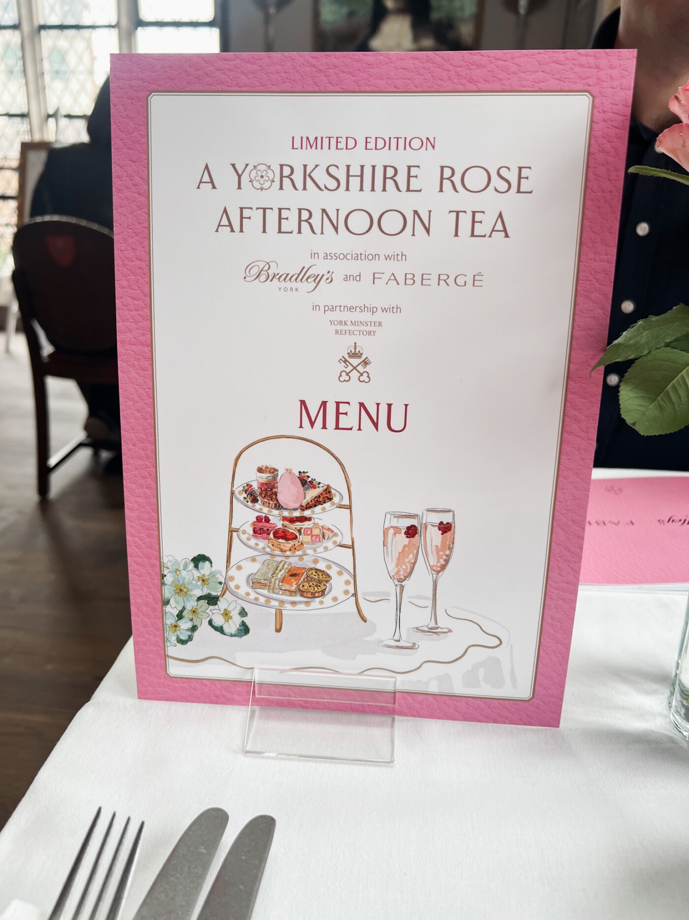 Afternoon Tea At York Minster Refrectory Menu