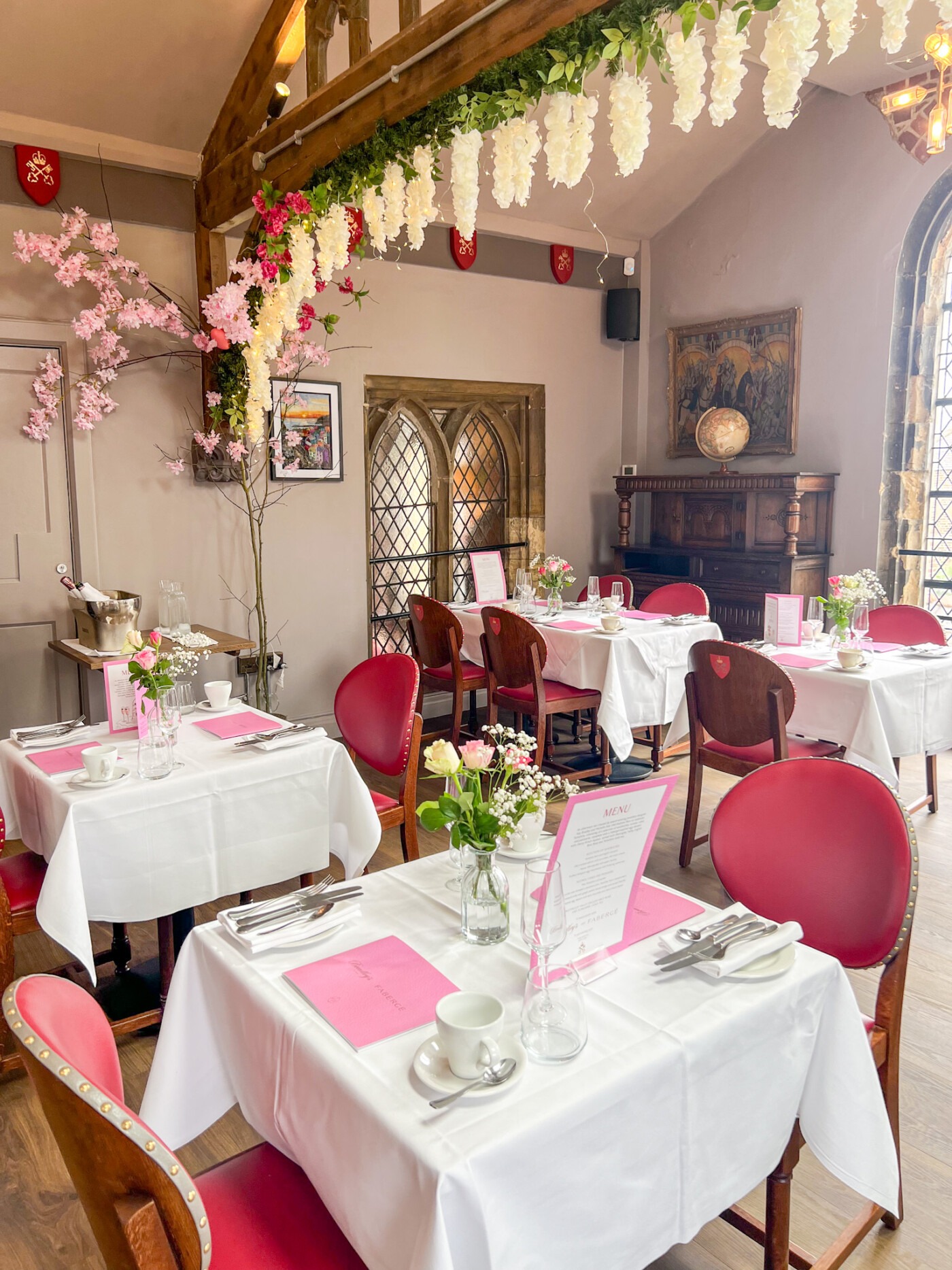 Afternoon Tea with Bradley's york At York Minster Refrectory Decor