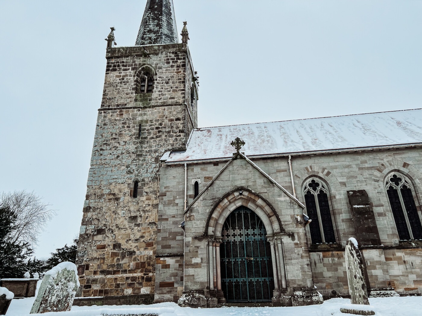 St Andrew's Church,&nbsp;Kirby Grindalythe in snow 