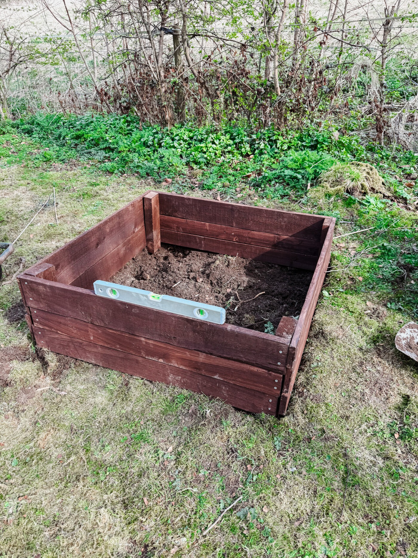 building a raised bed