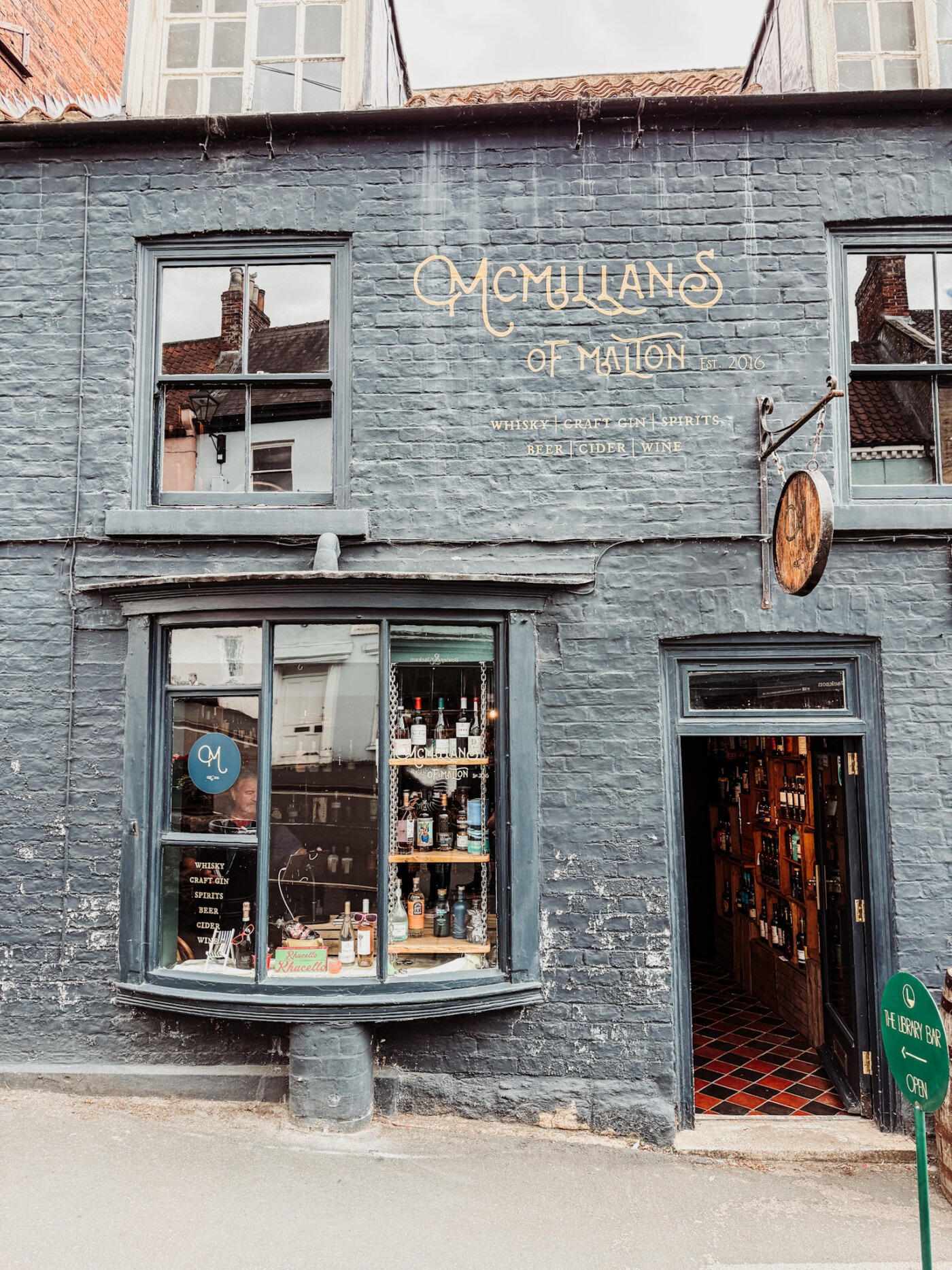 The Library Bar - A Speakeasy Whisky Bar In Malton - shop front