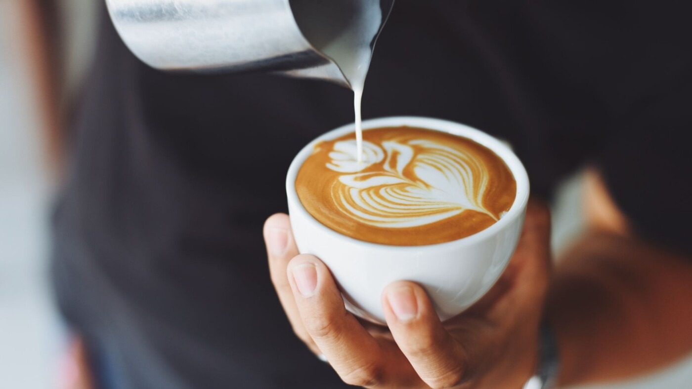 pouring a latte, york cafes