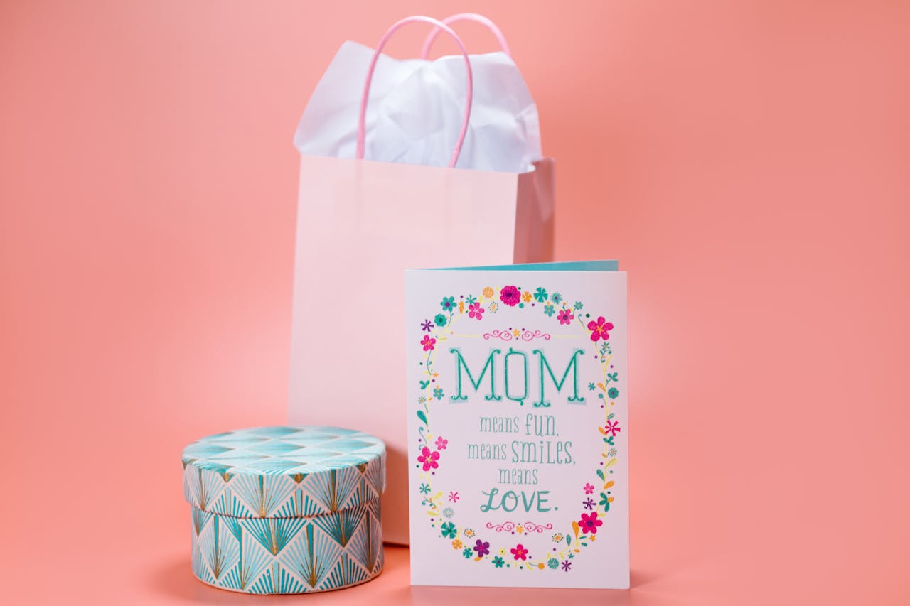 Floral Design on a Greeting Card