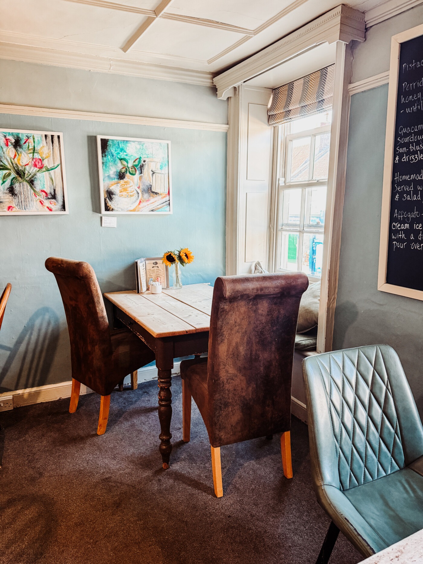 Leoni's Coffee House decor upstairs